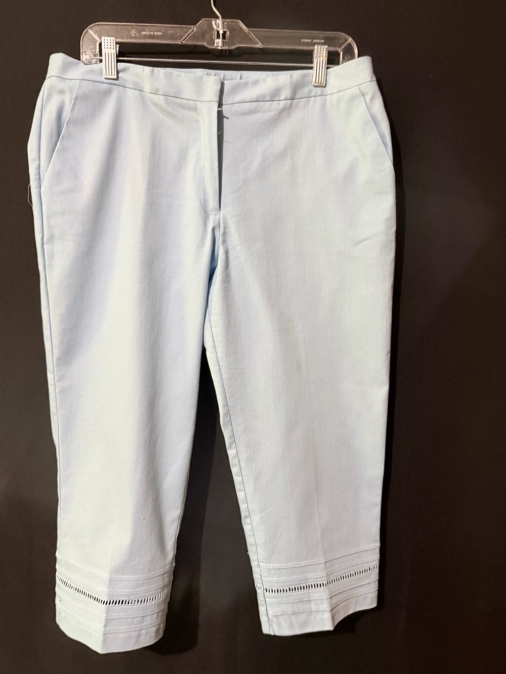Zac & Rachel Light Blue Cropped Dress Capris